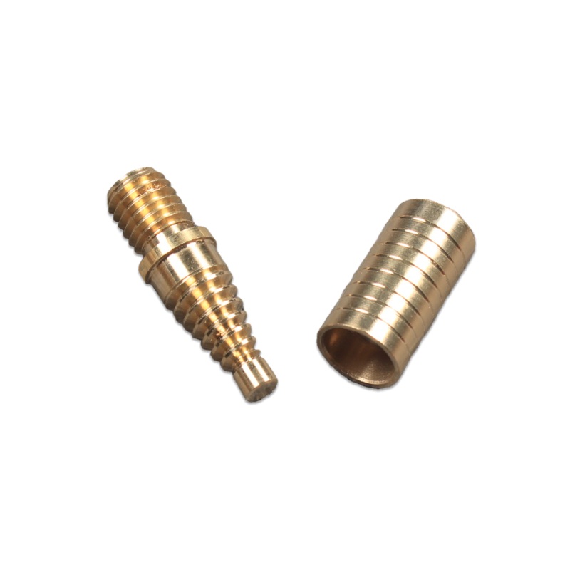 cue butt end large spiralok joint brass pin and socket for robert osborne mini butt or extension