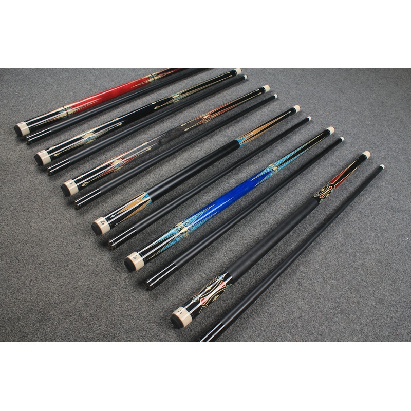 two piece maple shaft billiards cue pool cue stick