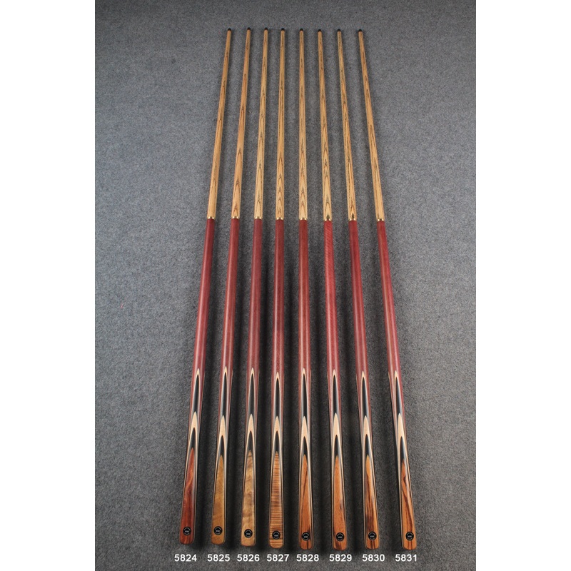 1/2 ash chinese 8 ball pool cue  # 5824 – # 5831