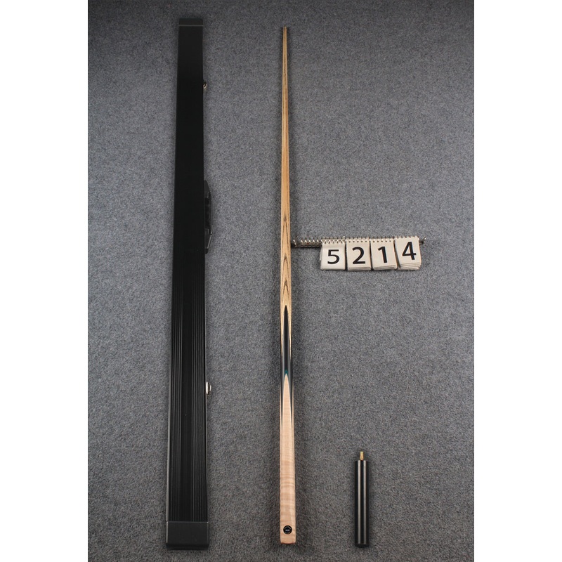 1 piece ash 60” chinese 8 ball pool cue curly maple # 5214