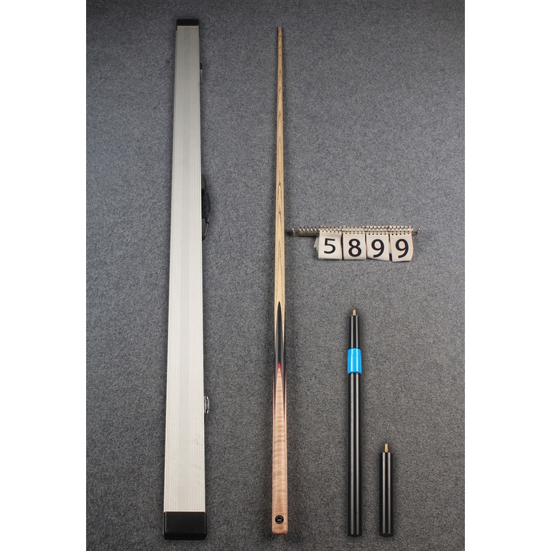 1 piece ash 60″ snooker cue curly maple #5899
