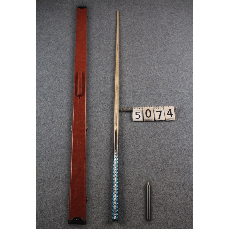 1 piece ash inlay chinese 8 ball pool cue # 5074