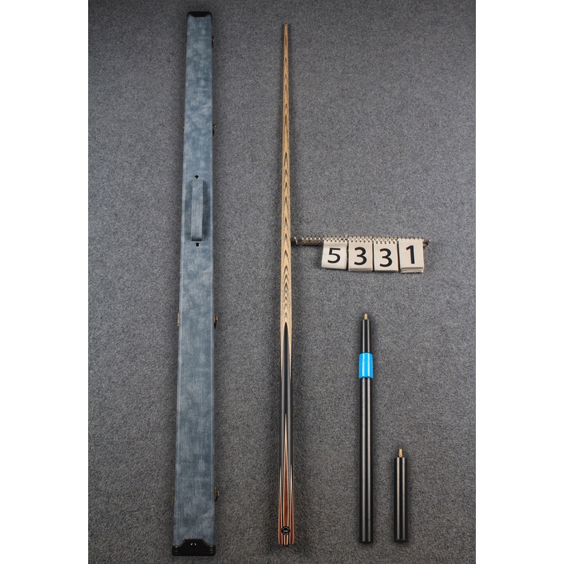 1 piece ash snooker cue 8 x points butt # 5331