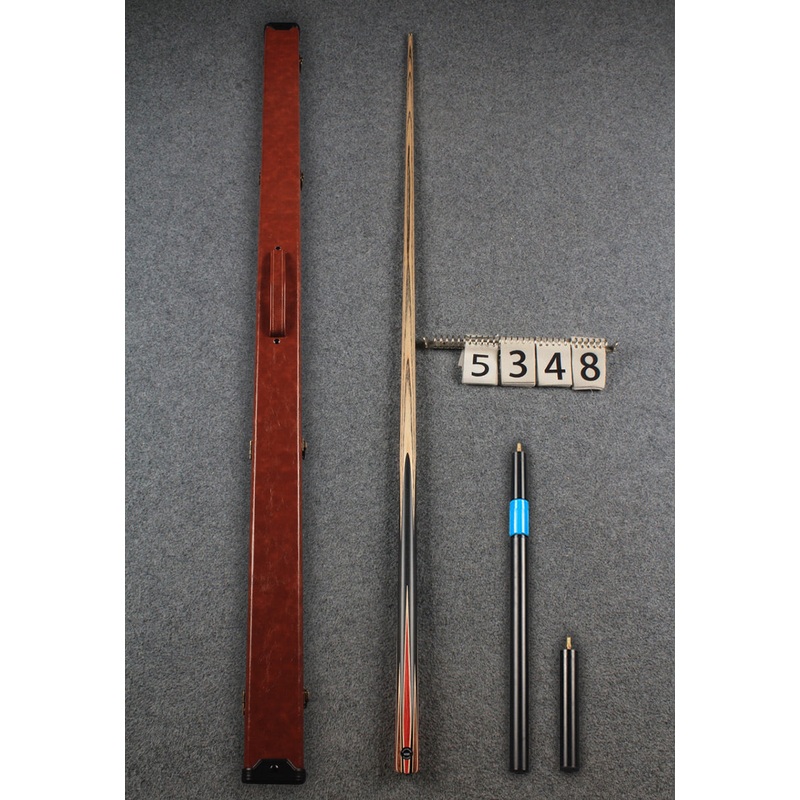 1 piece ash snooker cue 8 x points butt # 5348
