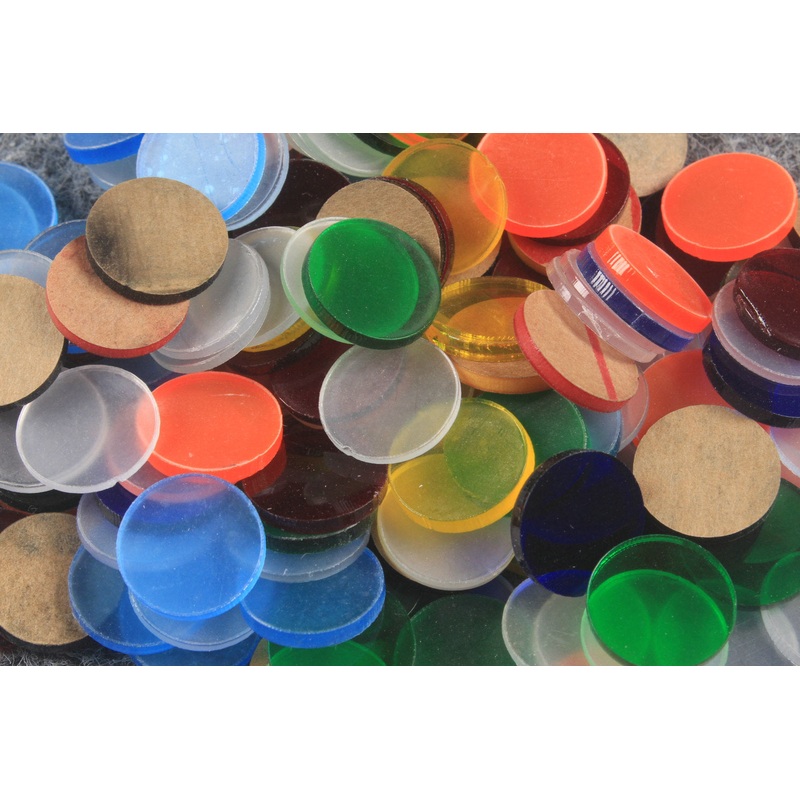14.5 mm Colored Acrylic Pads