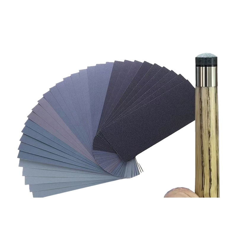 220,400,800,1000,1500,2000,5000 grit sandpaper for cue cleaning ferrule polishing, tip shaper 230×93 mm