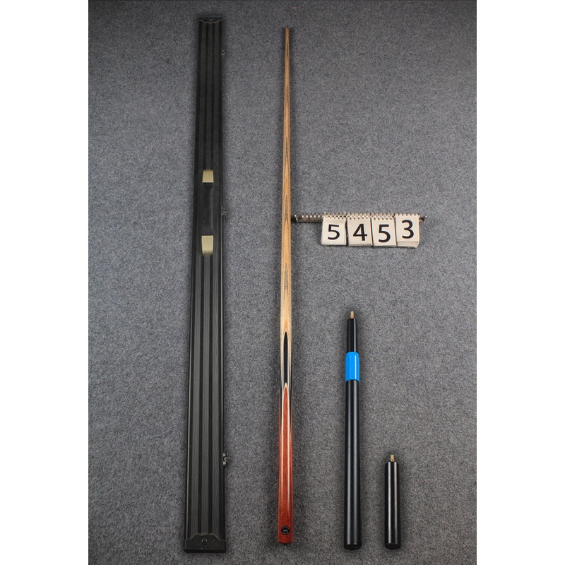 CHEVRONS+ 1 piece ash snooker cue  #5453