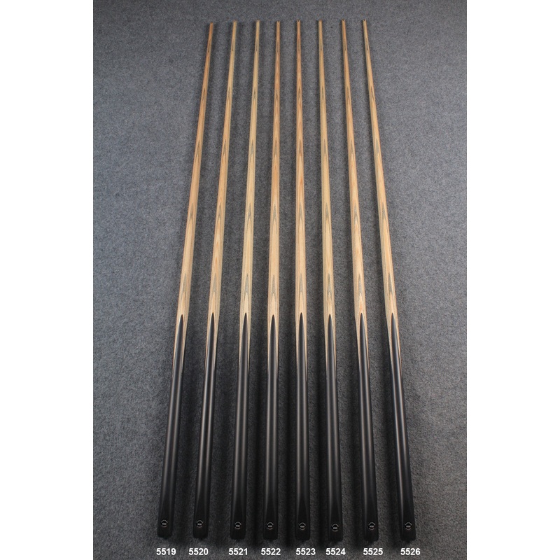 CHEVRONS+ 1 piece ash snooker cue  #5519- #5526