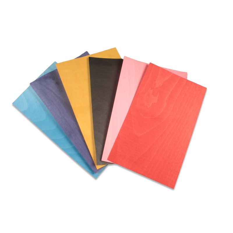 colored maple veneer sheet for cue making – 17×28 CM * 1 mm