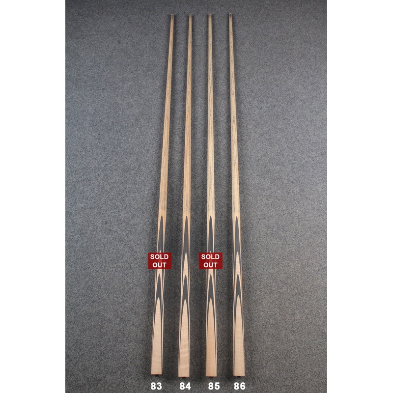 custom-made:  woods 1 piece handmade ASH snooker / pool cue #83-#86 – made to order