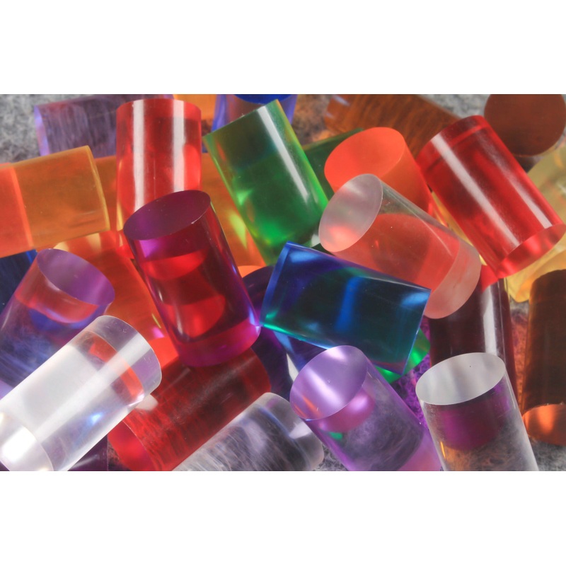 Transparent Colorful Ferrule for Pool Cue 14 X25mm