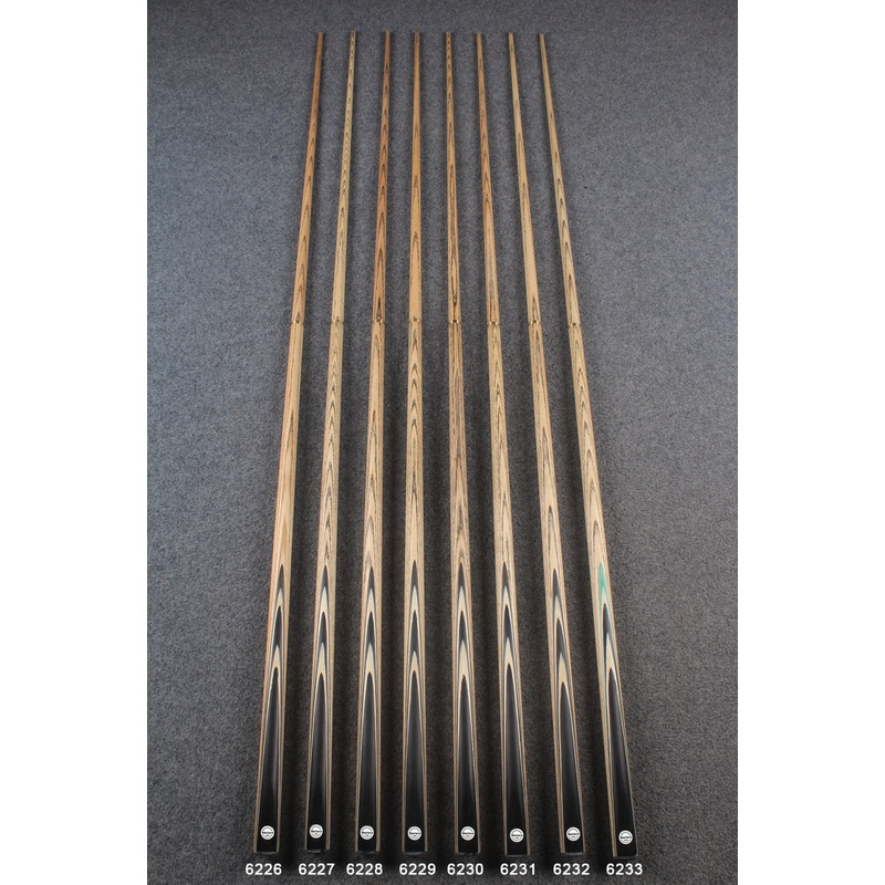 1/2 ash 60” 8 ball  cue  # 6226 – 6233