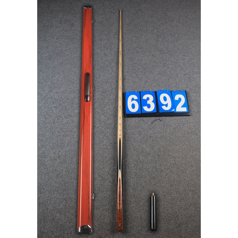 1 piece ash english pool cue burr wood # 6392