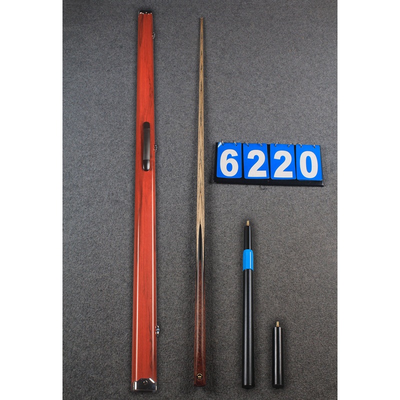 1 piece ash snooker cue Bubinga Kevazingo Wood # 6220