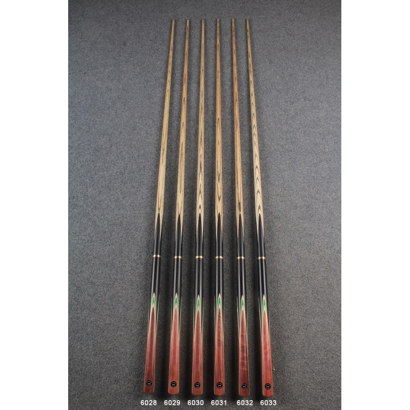 3/4 ash 59” english pool cue  #6028 – #6033
