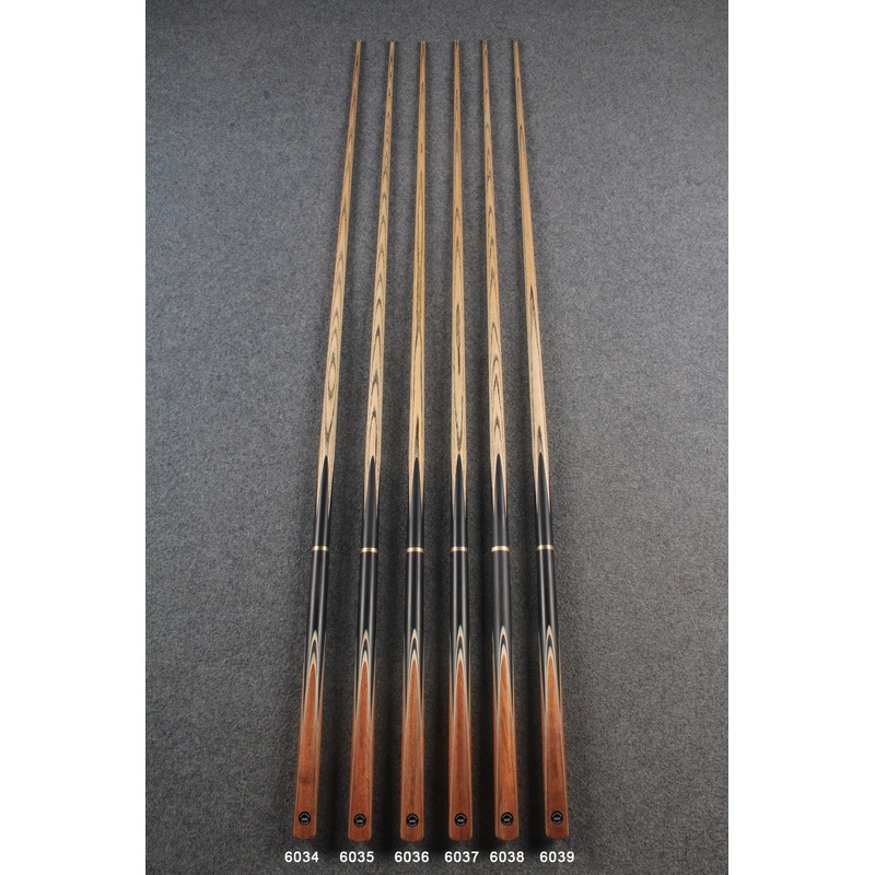 3/4 ash 59” english pool cue  #6034 – #6039