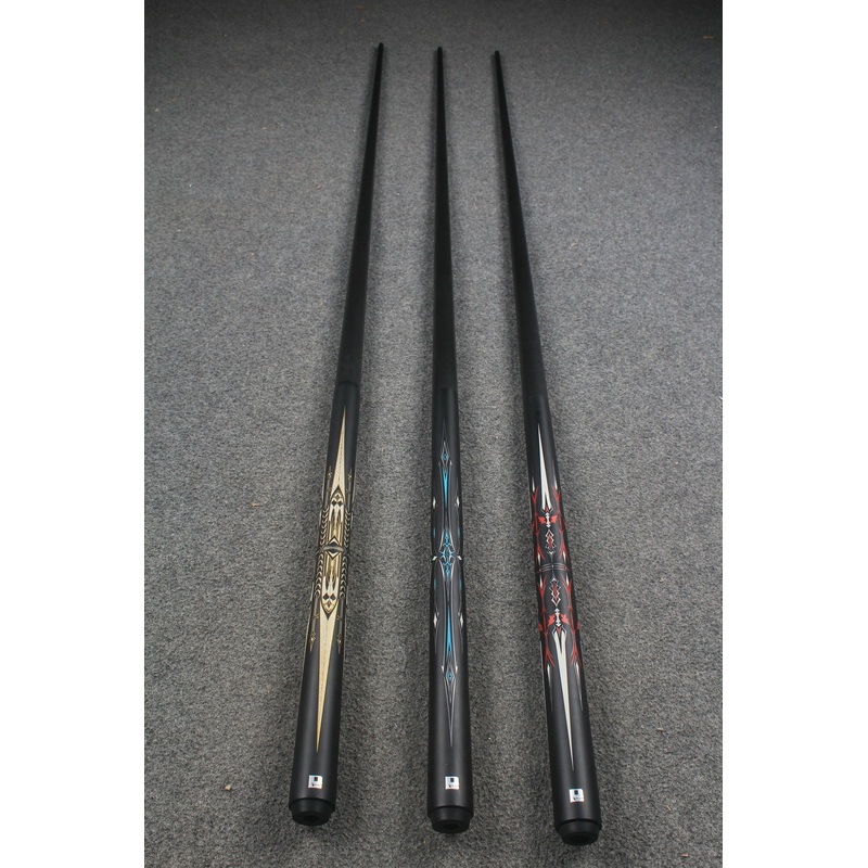 3/4 joint carbon fiber shaft chinese 8 ball pool cue Medieval series