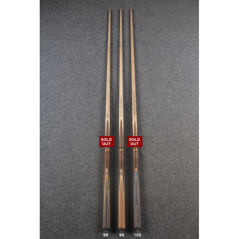 custom-made:  woods 3/4 handmade ASH snooker / pool cue #98-#100 – made to order