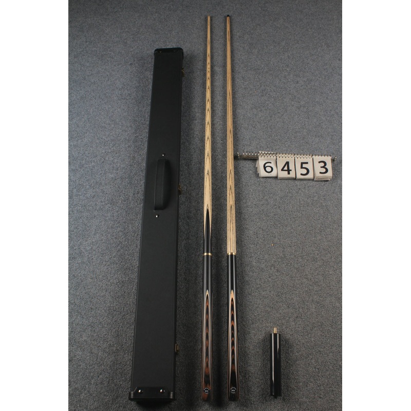 3/4 ASH english pool cue + break cue + case # 6453