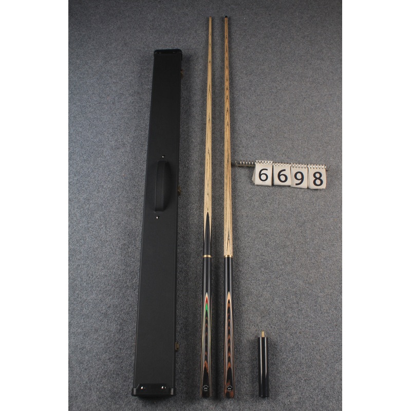3/4 ASH english pool cue + break cue + case # 6698