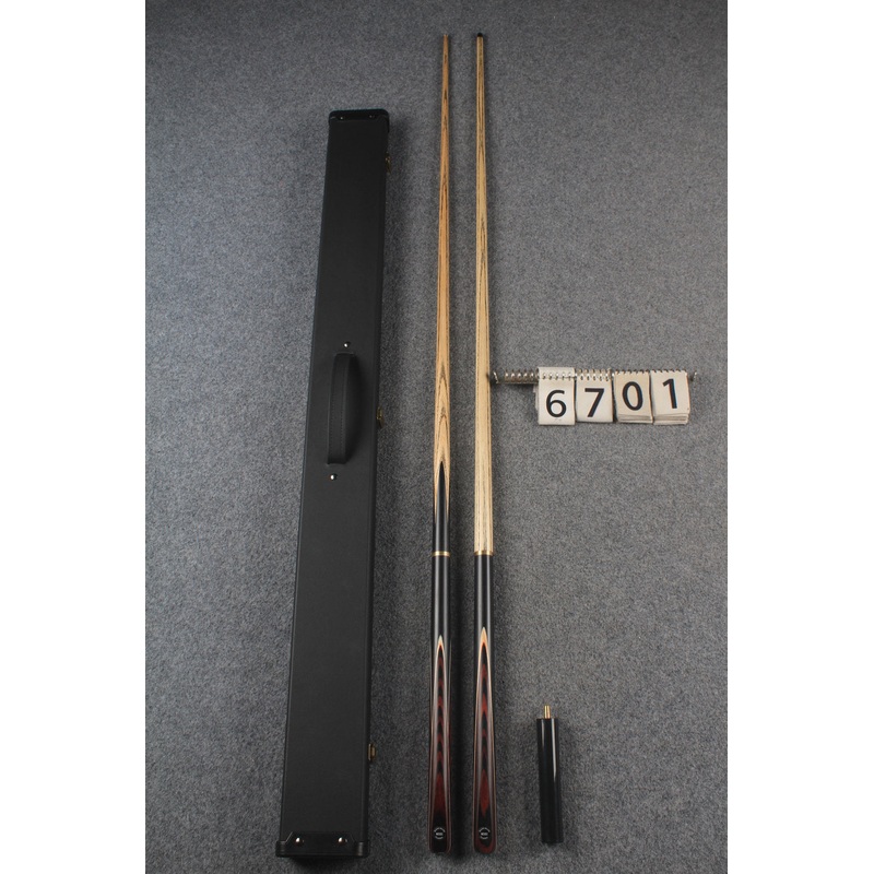 3/4 ASH english pool cue + break cue + case # 6701