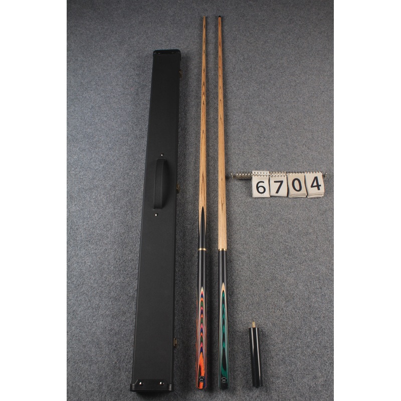 3/4 ASH english pool cue + break cue + case # 6704