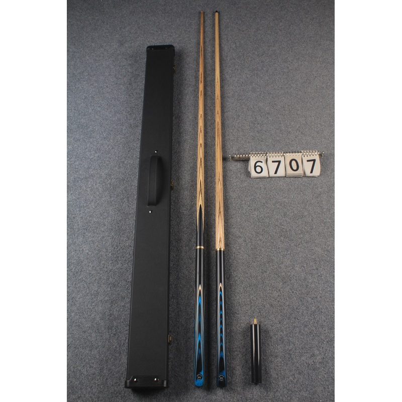 3/4 ASH english pool cue + break cue + case # 6707