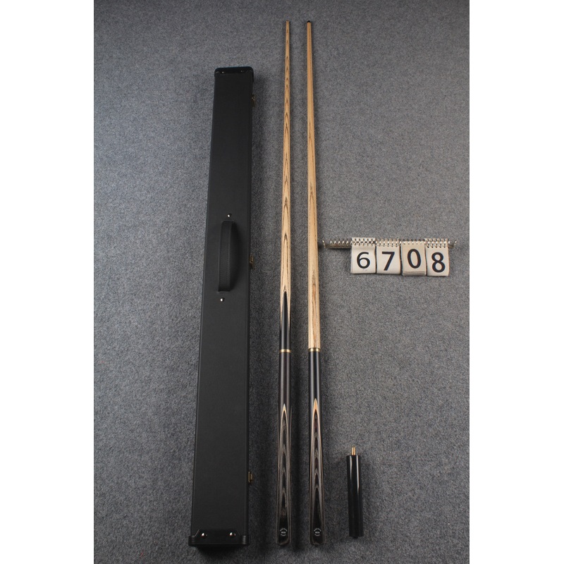 3/4 ASH english pool cue + break cue + case # 6708