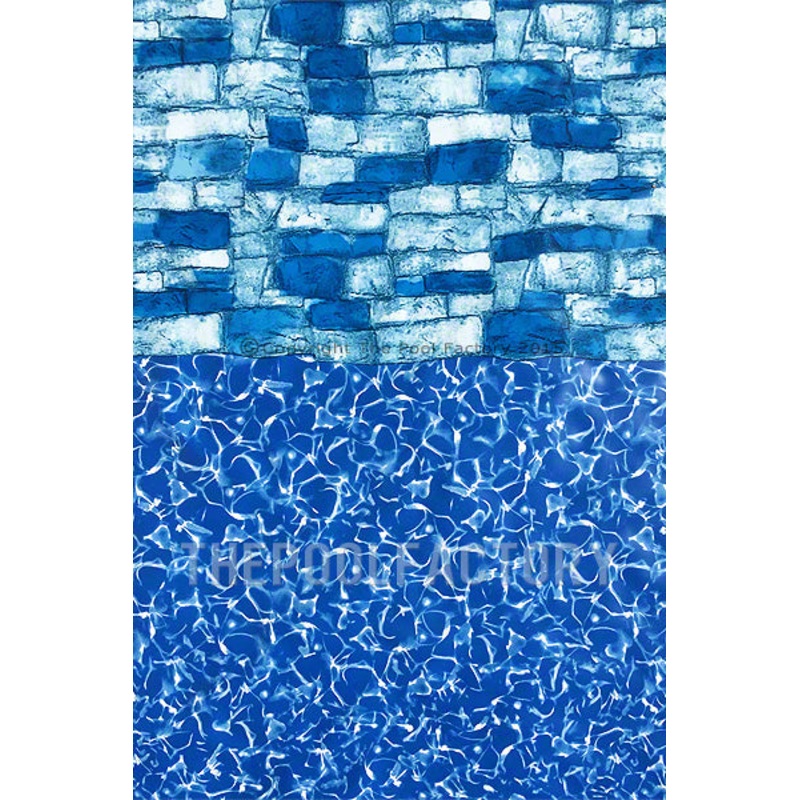 10’x16′ Oval Overlap Bluestone Liner – 30 Gauge