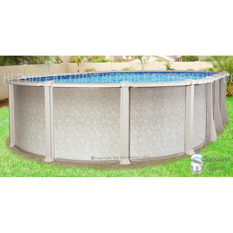 12’x18’x54″ Saltwater 8000 Oval Pool