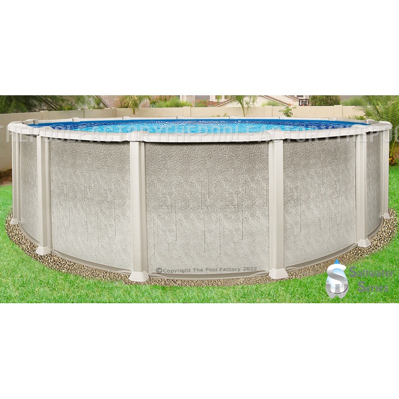 12’x54″ Saltwater 8000 Round Pool