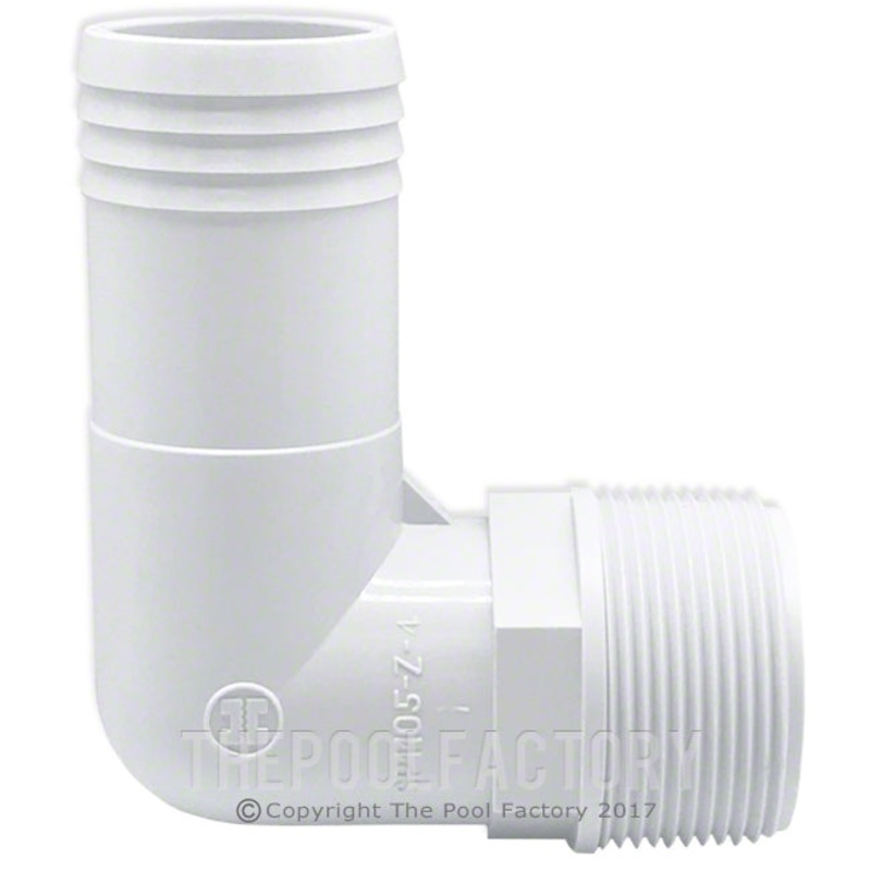 Hayward 1.5″ 90 Degree Barbed Elbow Adapter Fitting SPX1105Z4