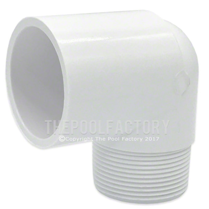 Lasco 1.5″ MPT x 1.5″ SKT (Male x Slip) 90 Degree Street Elbow Adapter Fitting 410-015