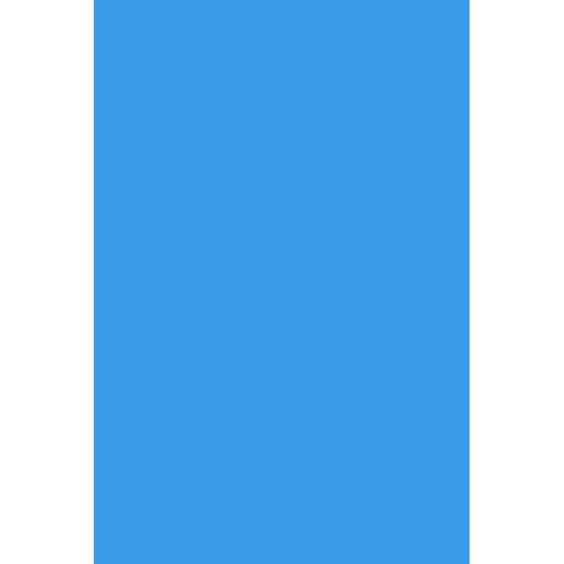 10′ Round Overlap Blue Liner – 30 Gauge