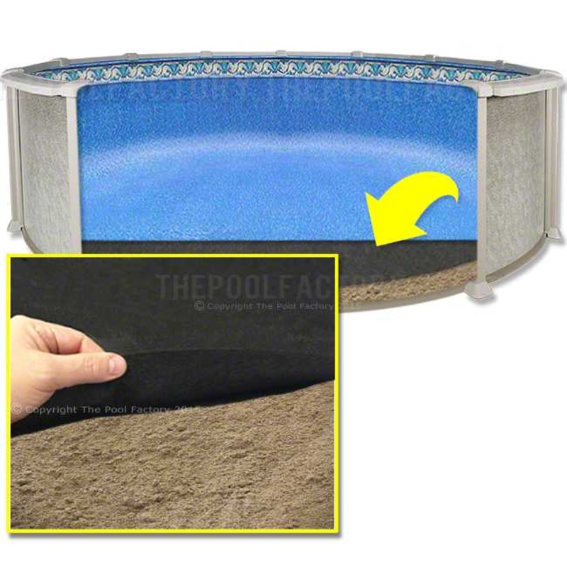 10’x16′ Oval Armor Shield Liner Floor Pad