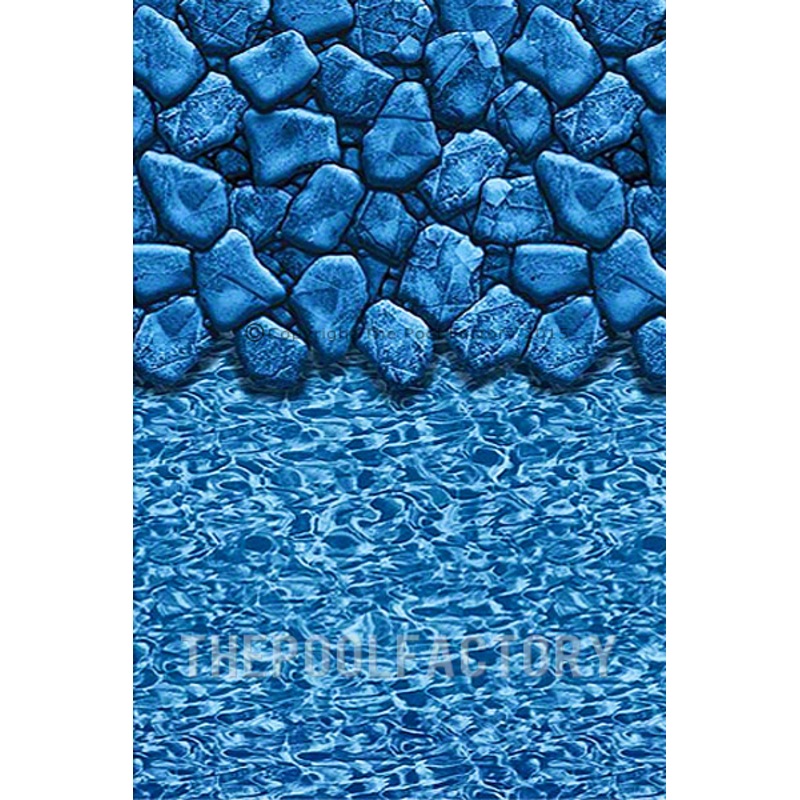 12’x27′ Oval Overlap Boulder Swirl Liner – 25 Gauge
