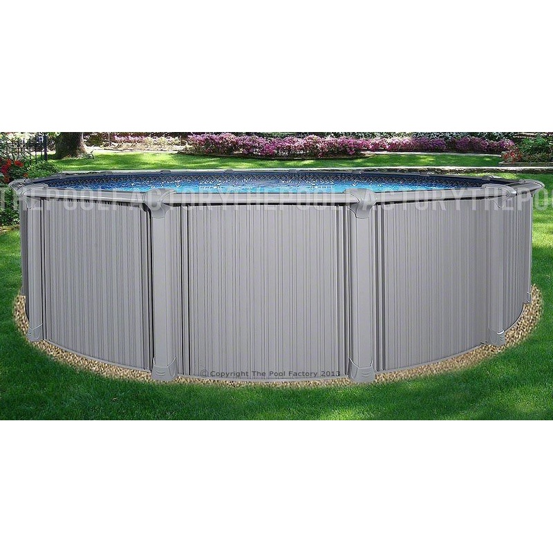 15’x54″ Intrepid – Extruded Aluminum Round Pool With Interlocking Wall