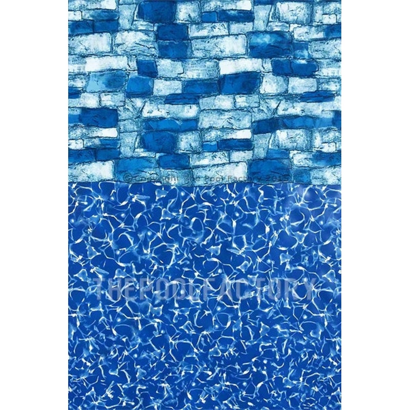 10’x19′ Oval Overlap Bluestone Liner – 30 Gauge