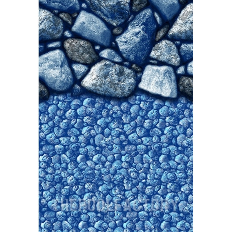 12′ Round Overlap Boulder Beach Liner – 20 Gauge