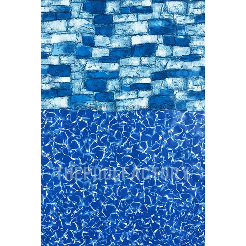 33′ Round Overlap Bluestone Liner – 30 Gauge