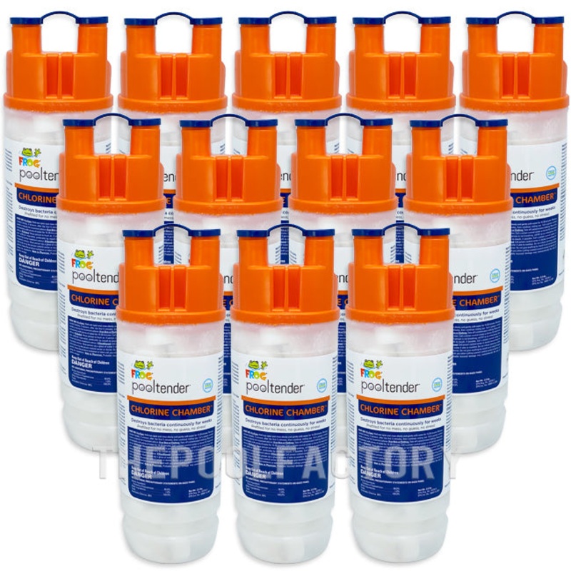 Frog Pool Tender Chlorine Chamber – 12 Pack