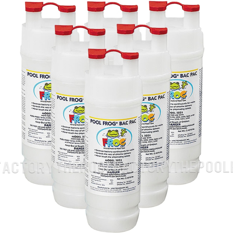 Pool Frog Chlorine Bac Pac – Model 5051 – 6 Pack
