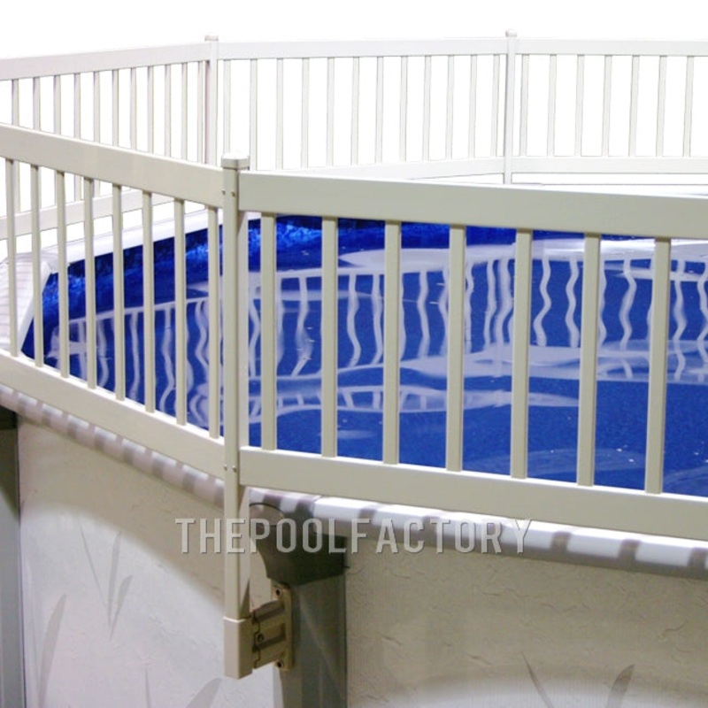 10’x18′ Oval Vinyl Works Premium Resin Fence Kit