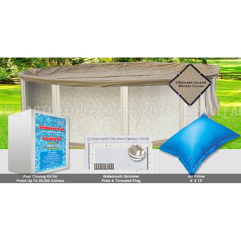 18’x33′ Oval Ultimate Closing Package (WideMouth Plate)