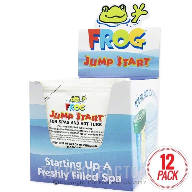 Frog Jump Start for Spas & Hot Tubs – 1.5oz. Bags – 12 Pack