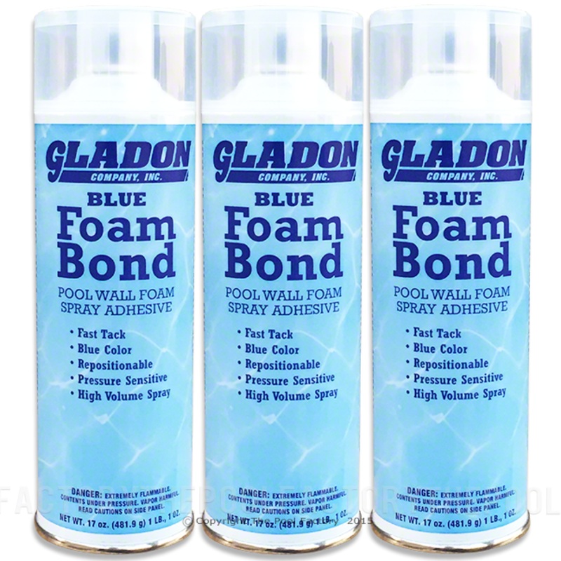 Gladon Foam Bond Spray Adhesive for Wall Foam – 3 Pack