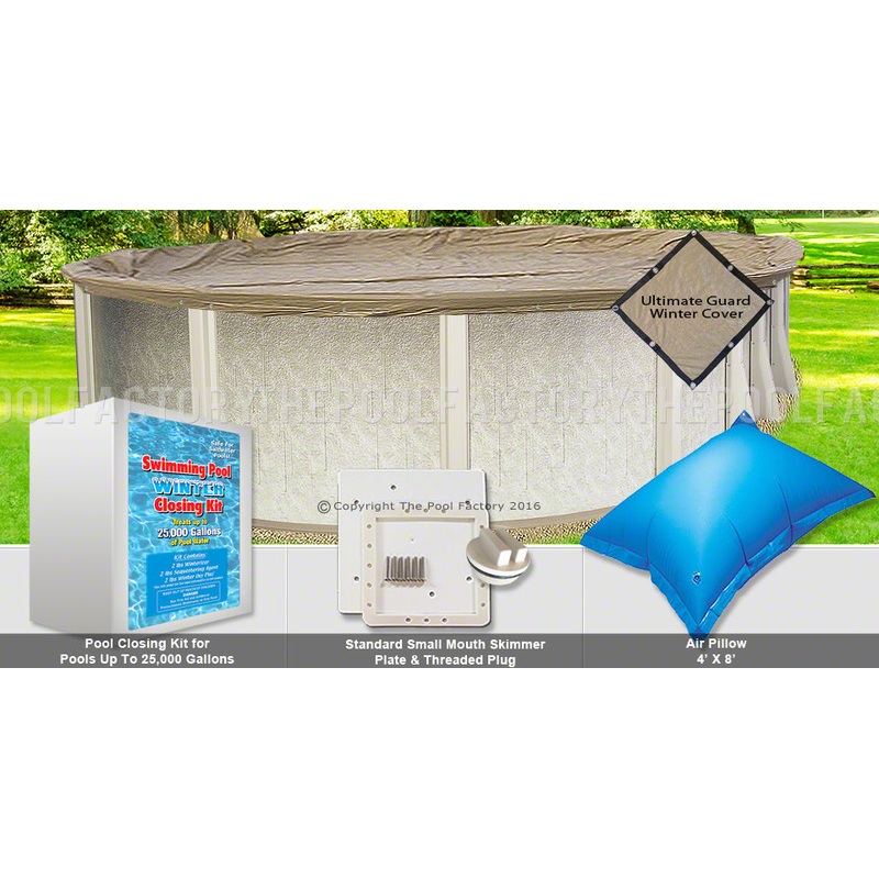 10’x18′ Oval Ultimate Closing Package (Small Mouth Plate)