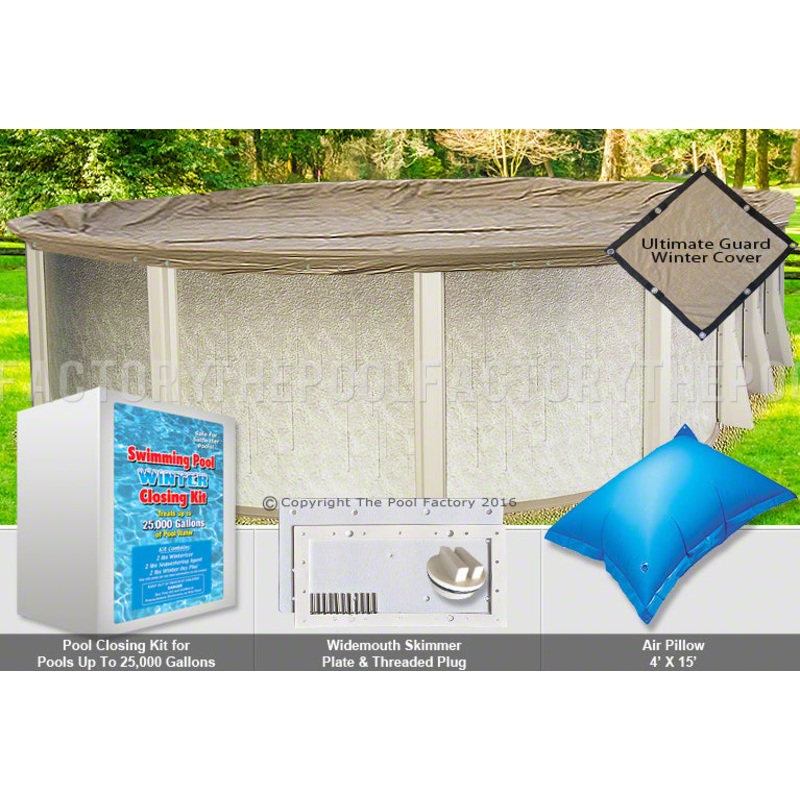 10’x19′ Oval Ultimate Closing Package (WideMouth Plate)