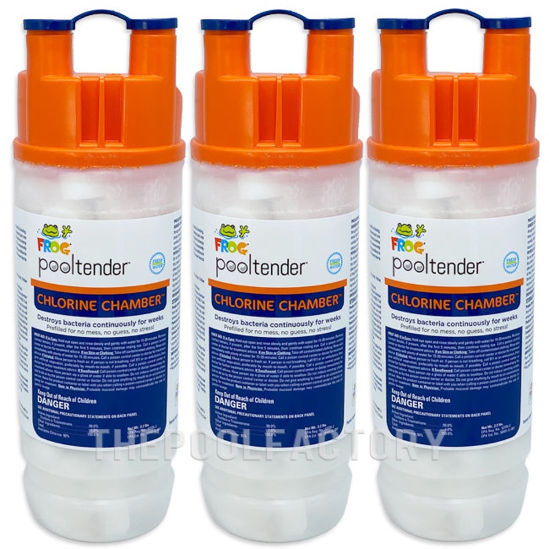 Frog Pool Tender Chlorine Chamber – 3 Pack