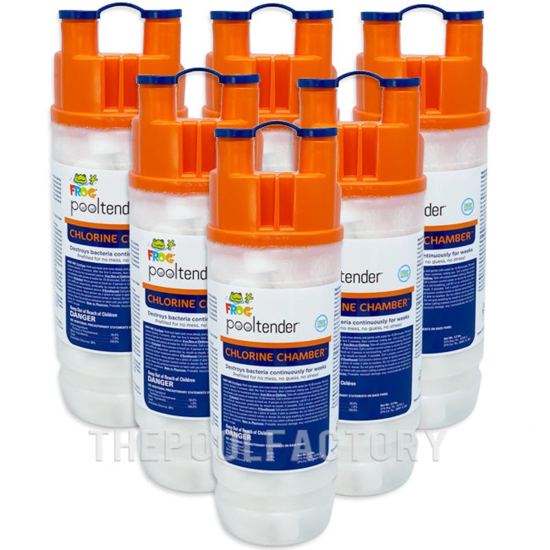 Frog Pool Tender Chlorine Chamber – 6 Pack